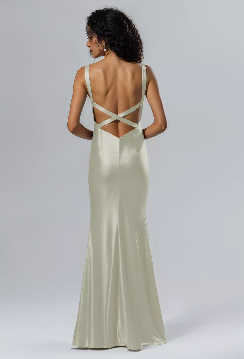 AW Shreya Sage Green  Bridesmaid Dresses
